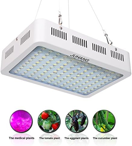 JUHANG LED Plant Grow Light 1200W Dual Chips with Zener Protector for Indoor Garden Hydroponic, Greenhouse Flowers Vegetables and Marijuana
