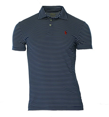 Polo Ralph Lauren Men's Stripe Performance Wicking Polo Shirt