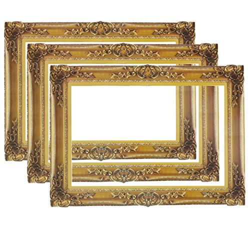 D-Mcark Vintage Photo Booth Props Picture Frame (Pack of 3)