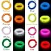Zitrades EL Wire Kit Battery Pack 15ft Neon Light Strip Rope Lights for DIY, Burning Man, Festival, Party Decoration,Halloween, Chrismas(Pack of 8, Red/Green/Blue/White/Pink/Lemon Green/Yellow/Orange)