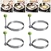 4 Pcs Fried Egg Mold for Cooking Non Stick Pancake Rings Metal Kitchen Cooking Tools