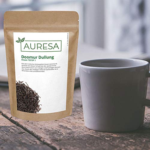 AURESA Schwarztee Doomur Dullung | Assam Tee aus zweiter Ernte | Nur wenig Gerbstoffe und deshalb besonders mild – Bild 4