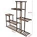 Multi-Tier Plant Stand Plant Flower Display Rack, Wood Planter Rack Flower Pots Holder Indoor Outdoor Flowers Shelf Organizer Storage Rack Shelving Unit, for Plants, Books, Shoes, Toysthumb 4