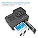 CoolShow Replacement Battery (2-Pack) for Gopro Hero 6 / Hero 5 Black with 3-Channel Battery Charger (USB-C Charging Supported),Compatible with Firmware v02.51,v02.00, v01.57 and v01.55