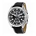 Seiko SNN231P2 Chronograph Men's Black Dial Black Leather Strap Quartz Watch