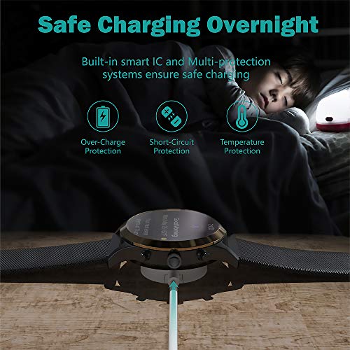 TUSITA Oplaadkabel Compatibel met Fossil Gen 4/5/5E/6, Emporio Armani, Skagen falster 2, Misfit Vapor 2, Diesel Guard 2… - Afbeelding 7