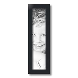 ArtToFrames 4x17 Inch Black Picture Frame, This