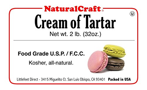 Cream of Tartar, 2 LB (32 oz), Bulk, Powder, Kosher - Gourmet, All-Natural