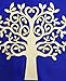 OZXCHIXU (TM) 5pcs Tree Shape for Crafts, with Added Love - Perfect for Family Tree, Weddings (25cm)