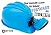Verisea BLUE Explorer Miner Helmet with Bright, Directional LED Lights (batteries included) | Fully Adjustable Toy Hard Hats for Any Age, Available in 6 Vivid Colors