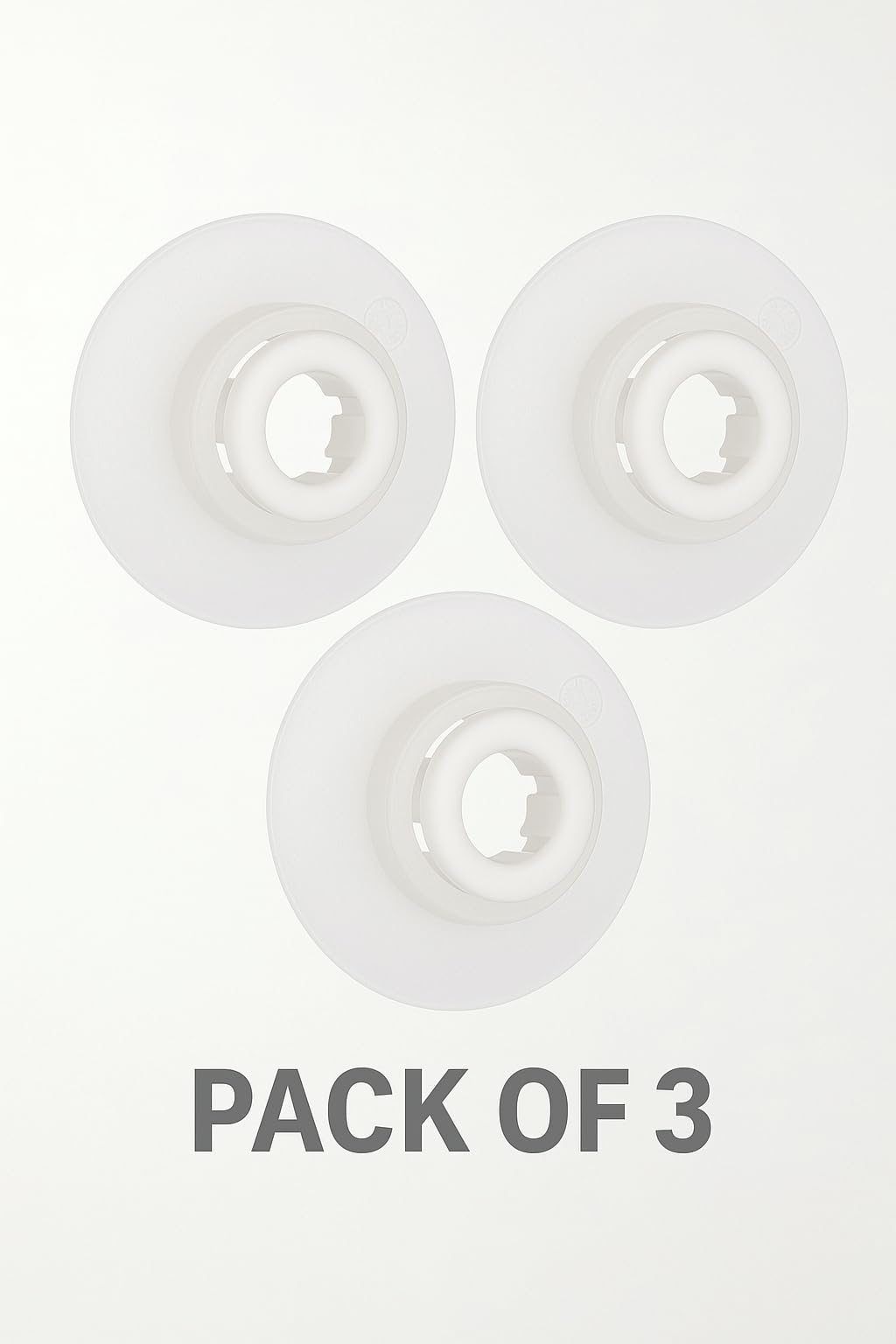 Replacement Flush Valve Seal & Clip for Ideal Standard Armitage Shanks Flush Valves SV01967 (3) White