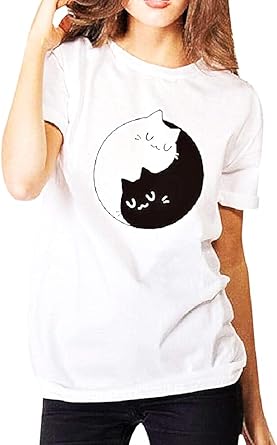 Camisa gatos mujer Clearance