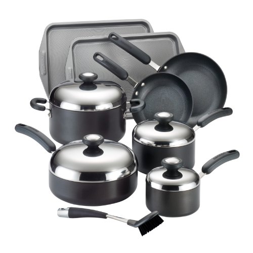 Click Here to See More Images Circulon Total Hard Anodized Nonstick 13-Piece Cookware Set