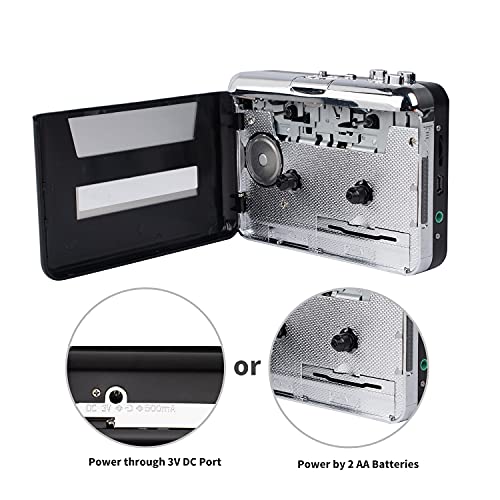 Portable Cassette Player USB Cassette Tape Player Captures Mp3 Audio