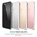 iPhone 7 Slim Case, ILUXUS Thin Fit & Lightweight Soft Flexible TPU Silicone Protective Case Cover, ILUXUS Transparent Crystal Clear Ultra Slim Thin Case for Apple iPhone 7 4.7 inches-Clear
