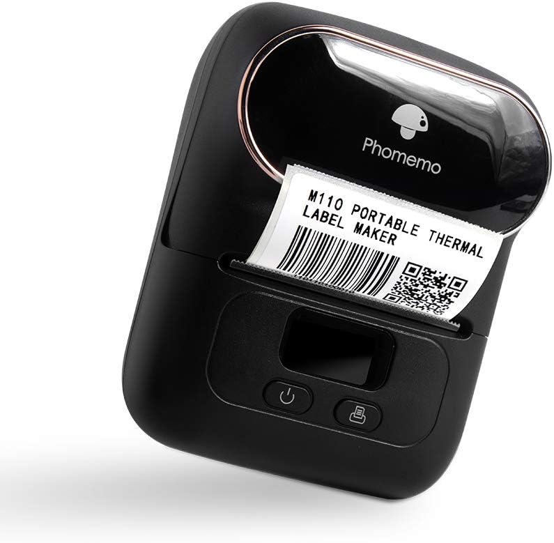 Phomemo M110 Label Maker, Upgraded Thermal Label Printer for Phone and Windows/Mac