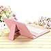 iRULU Leather USB Keyboard Case for 8-9 Inch Touch Screen Tablet with Buttons and Stand -Pink