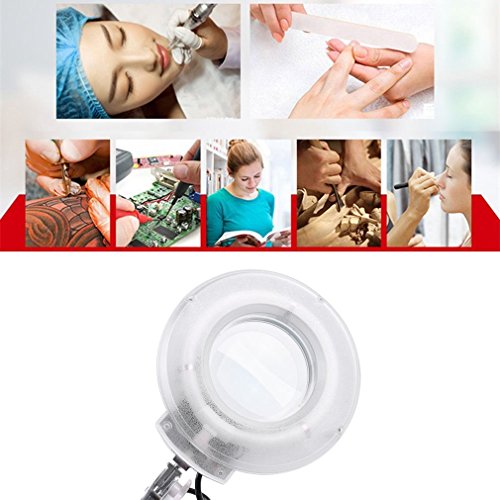 image for Eosphorus Clamp On Desktop Magnifier 5X Diopter | Visual Aid Lamp Jewe
