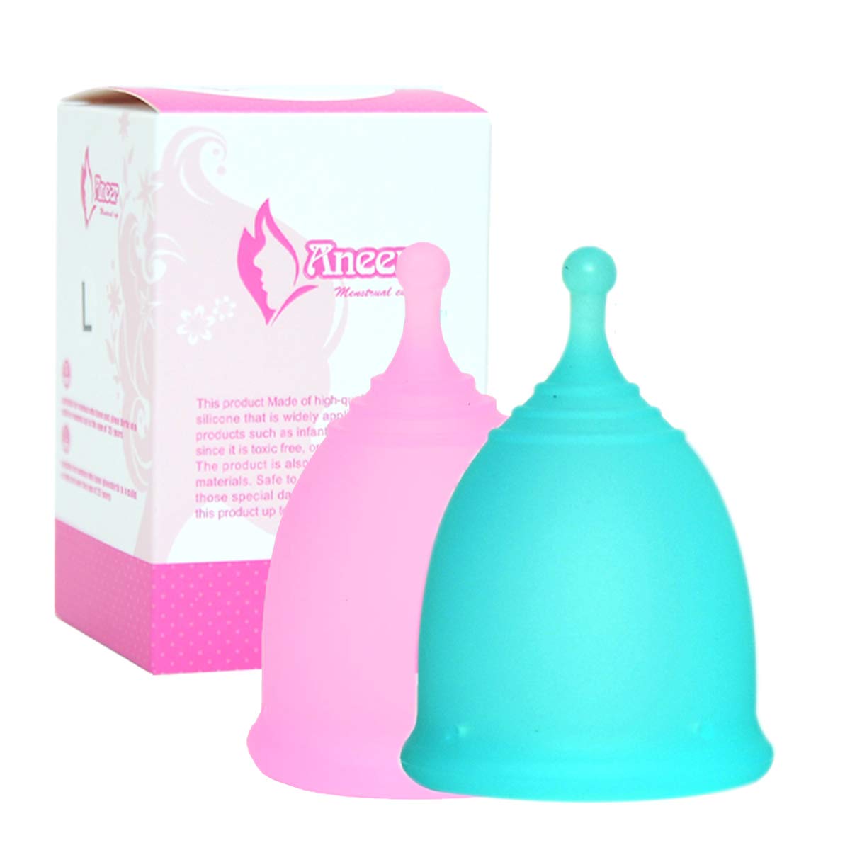 Buy Menstrual Cups Set of 2 Period Cup Reusable Small Sizes Silicone