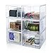 Stackable Clear Plastic Craft and Office Organizer Drawers | Set of 2