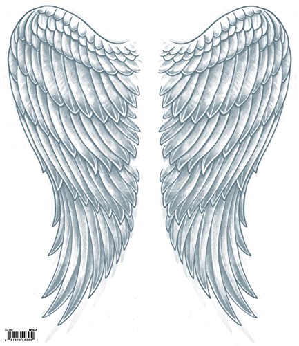 Tinsley Transfers  Wings, Flesh/Multi, One Size
