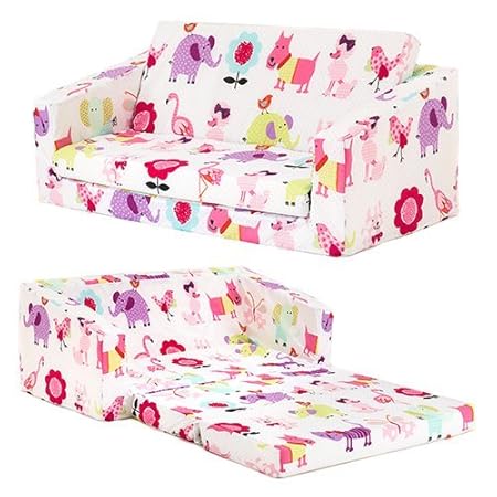 Cute Pets Children S Lily Foam Fold Out Sofa Bed Lounger Amazon