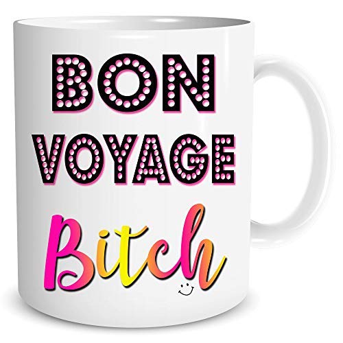 Colleague Leaving Gift New Job Mug Gift Bon Voyage Bitch Bye Farewell Coworker Leaving Present Funny Leaving Gift Banter Joke Mug WSDMUG1475