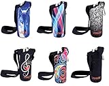 ICOLOR Water Bottle Carrier,Neoprene Water Bottle Holder w/Adjustable Shoulder strap,Sling insulated Outdoor Sports Water Bottle bag Case Pouch Cover,Fits Bottle w/ the diameter less than 3 inch