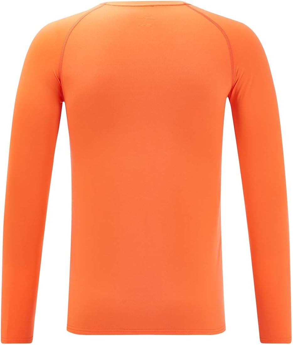 Devoropa Youth Boys Compression Shirt Long Sleeve Football Baseball Undershirt Quick Dry Sports Baselayer: Clothing