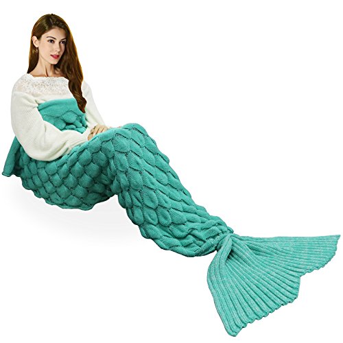Handmade mermaid tail blanket crochet , t-tviva all sea…
