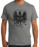 TshirtsXL Mens Angel Fleur Graphic Tee (Also in Big & Tall Sizes)