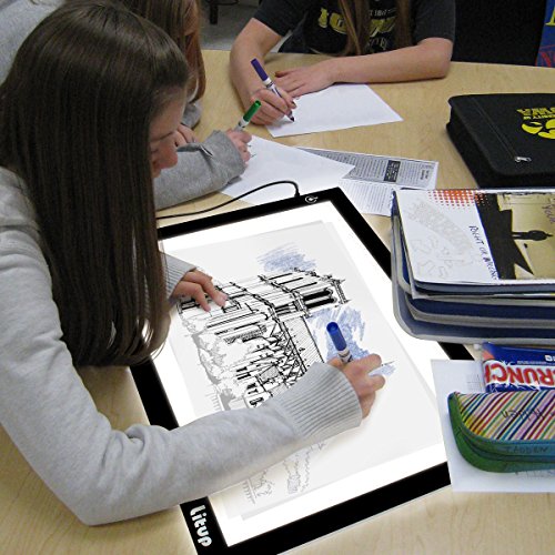 Litup Light Box Light Pad Inch A4 Size Tracing Light Box Drawing Light