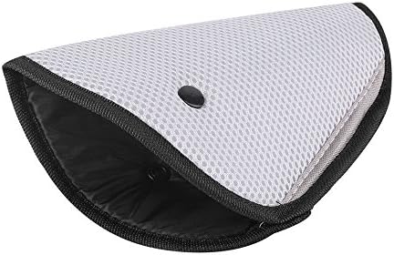 XINDELL Seatbelt Adjuster - Car Seat Belt Triangle Adjuster, Safety Protecting Positioner Protector, for Toddlers Baby Child Kids (Grey)