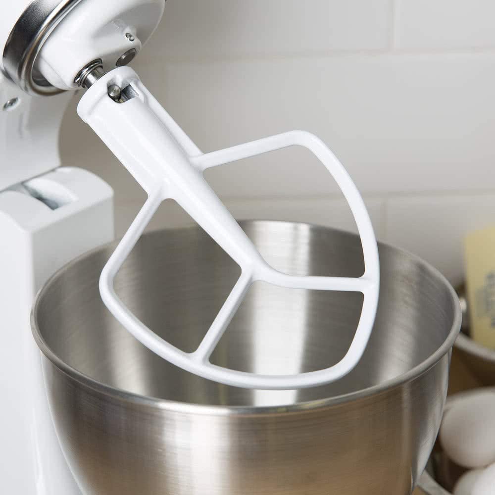 K45B Flat Beater Replacement for Kitchenaid Stand Mixer, 4.5 QT Coated Beater Mixer Fits KSM90, KSM100, KSM110, KSM120, KSM150, KSM160 Series Mixer