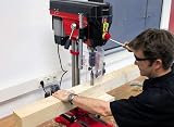Einhell TE-BD 750 E Pillar Drill 750W 450-2500 RPM MK2 Chuck LED Light view 2