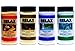 Relax Spa & Bath, Epsom & Dead Sea Salts, Aromatherapy Bath Salts for Hot Tub, Bath, or Spa, Infused with Magnesium, 32 oz Each, 4-Pack