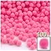 The Crafts Outlet 100-Piece Multi Purpose Pom Poms, Acrylic, 7mm/0.28-inch, Round, Lavender Light Purple