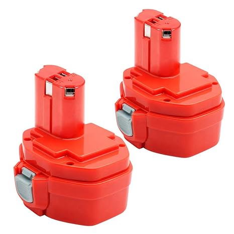 [2 Stück] Hochstern PA14 14,4 V 3000 mAh Ni-MH-Akku für Makita 1420 1422 1433 1434 1435 1435 1435F 192600-1 193985-8 192699 1