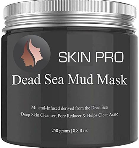Dead Sea Mud Mask for Face &amp; Body - 100% Natural Spa Quality - Best Pore Reducer &amp; Minimizer to Help Treat Acne , Blackheads &amp; Oily Skin – Tightens Skin for a Visibly Healthier Complexion – 8.8 OZ