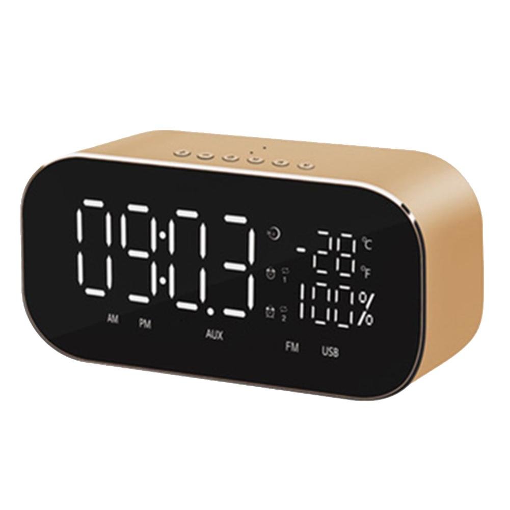 bluetooth speaker with clock display