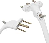 Neoteck 10 Pcs UPVC Window Handle 43mm Espag White Locking Double Glazing view 3
