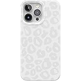 Casely iPhone 15 Pro Max Case | Into The Wild | White Snow Leopard | Compatible with MagSafe | Classic Ultra Slim Design