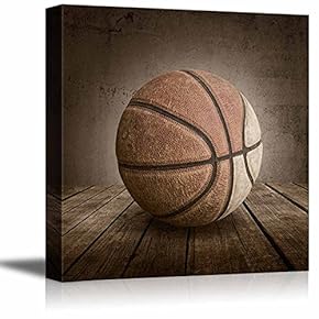 Swish Basketball Rustic Square Sport Panel Celebrating American Sports Traditions