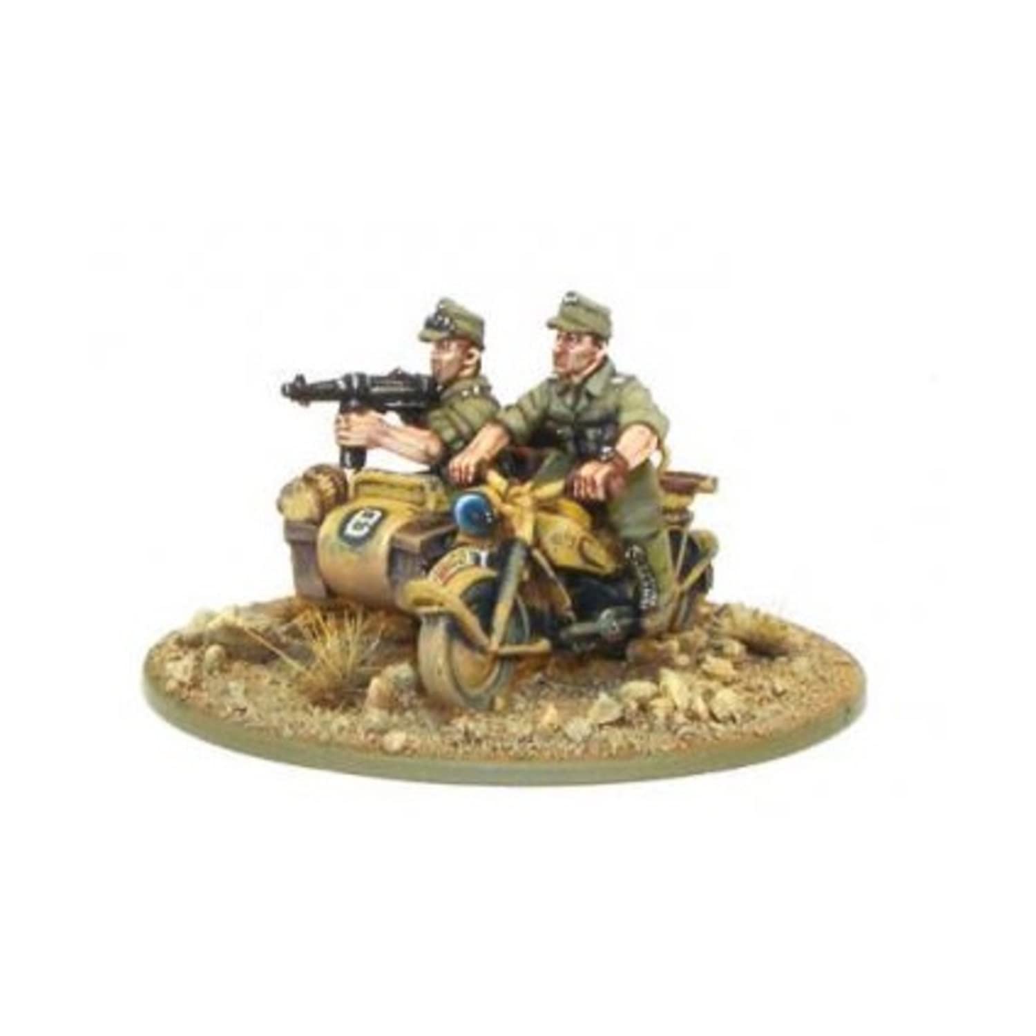 Afrika Korps Kradschutzen Motorcycle & Sidecar
