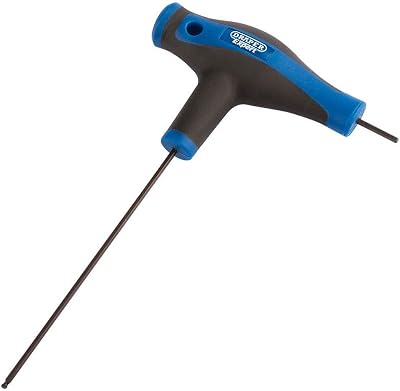Draper 33906 Soft Grip T Handle 2.0mm Hex Ball End Allen Key
