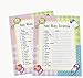 96 pc Baby Shower Game bundle (Word scramble, Baby Necessities, Scratch Tickets, Diaper Raffle Fund tickets) Enough for 24 guest