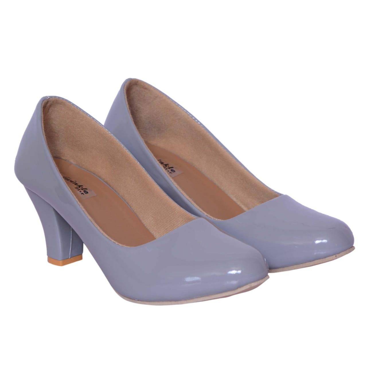 women's grey shoes heels