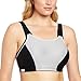 Glamorise Women's Double Layer Custom Control Sport Bra , Black/Grey , 44DD