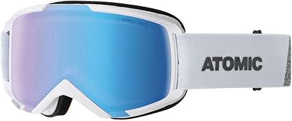 white ski goggles