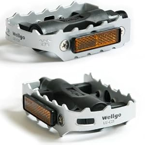 Wellgo LU-C25 Aluminum Bike Bicycle Cycling MTB Pedals By YSYT Deal